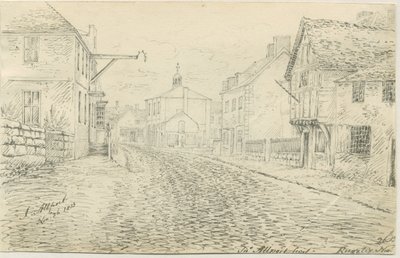 Rugeley Town: kresba perem a tuší, 26. listopadu 1813 od John Allport