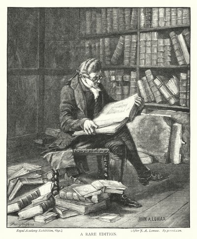 A Rare Edition (rytina) od John Arthur Lomax