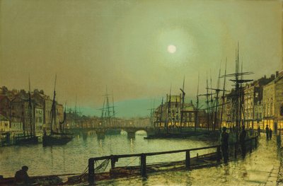 Měsíčný přístav, 1883 od John Atkinson Grimshaw