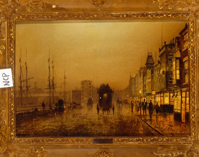 Glasgow Docks, 1892 od John Atkinson Grimshaw