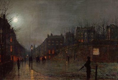 Jít domů za soumraku, 1882 od John Atkinson Grimshaw