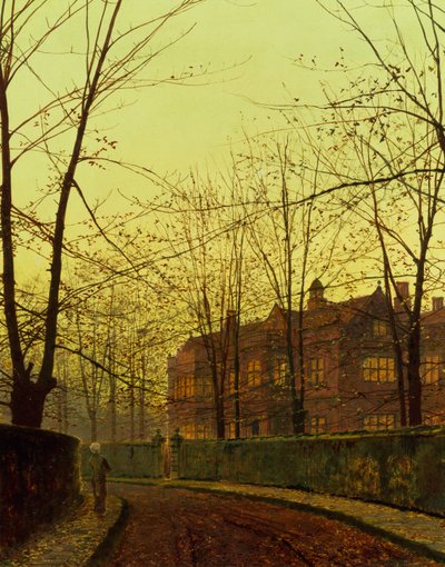 Zlatý podzim (olej na plátně) od John Atkinson Grimshaw