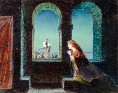 Guinevere, 1863 od John Atkinson Grimshaw