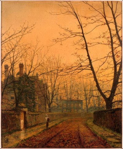 Hampstead – podzimní zlato od John Atkinson Grimshaw