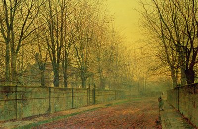 Ve zlaté záři podzimu, 1884 od John Atkinson Grimshaw