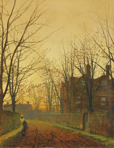 Koncem října od John Atkinson Grimshaw