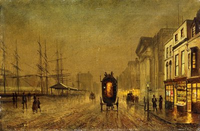 Liverpoolské doky, od John Atkinson Grimshaw