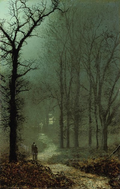 Lovers in a Wood by Moonlight, 1873 od John Atkinson Grimshaw