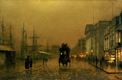Salthouse Dock, Liverpool od John Atkinson Grimshaw