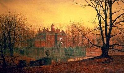 Strašidelný dům od John Atkinson Grimshaw