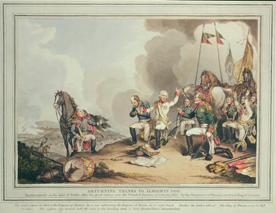 Návrat díky všemohoucímu Bohu, 1814 od John Augustus Atkinson