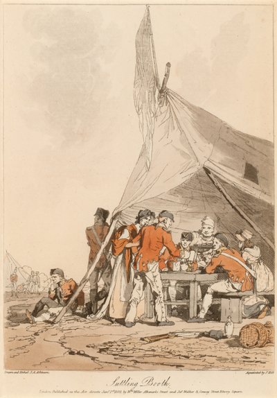 Suttling Booth, circa 1808 od John Augustus Atkinson