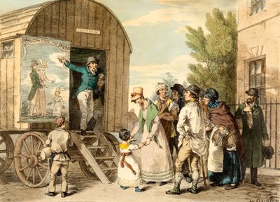 The Show, hospoda. c1821. od John Augustus Atkinson