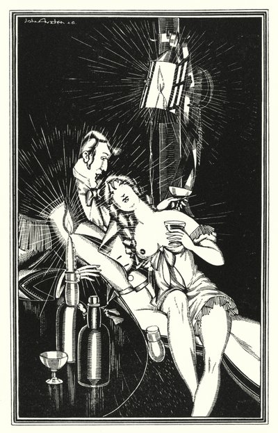 Ilustrace pro Dona Juana od Lorda Byrona: Ale Juan byl docela „Chlapecký vývar“ (litho) od John Austen