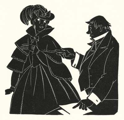 Ilustrace pro Madame Bovary od Gustava Flauberta (litho) od John Austen