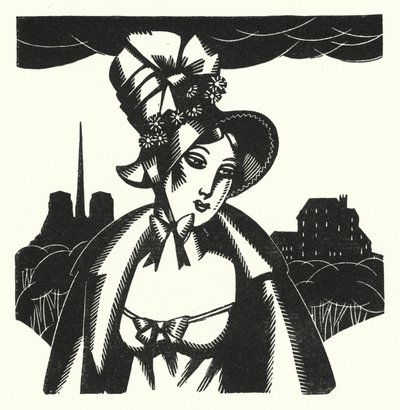 Ilustrace pro Madame Bovary od Gustava Flauberta (litho) od John Austen