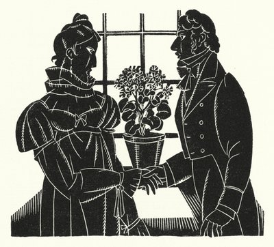 Ilustrace pro Madame Bovary od Gustava Flauberta (litho) od John Austen