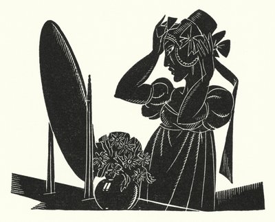 Ilustrace pro Madame Bovary od Gustava Flauberta (litho) od John Austen
