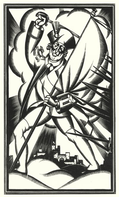 Ilustrace pro Tristram Shandy od Laurence Sterne (litho) od John Austen
