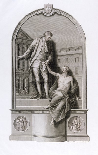 Památník sira Thomase Guye (1645-1724) v Guy