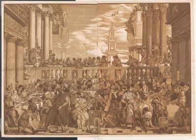 Svatba v Káně Umělecká díla benátských mistrů (název série) Opera selectiora (název série) od John Baptist Jackson