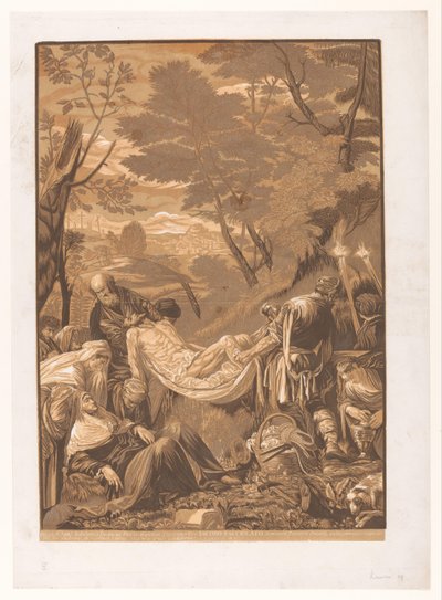 pohřbení Umělecká díla benátských mistrů (název série) Opera selectiora (název série) od John Baptist Jackson
