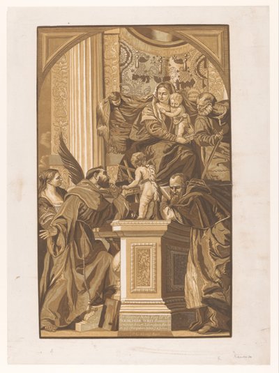 Svatá rodina Umělecká díla benátských mistrů (název série) Opera selectora (název série) od John Baptist Jackson