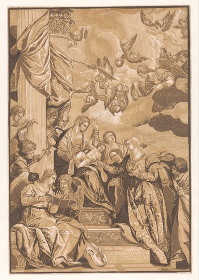 Svatba svaté Kateřiny Umělecká díla benátských mistrů (název série) Opera selectiora (název série) od John Baptist Jackson