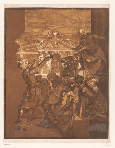 Marcus zachrání otroka před jeho mučením Umělecká díla benátských mistrů (název série) Opera selectora (název série) od John Baptist Jackson