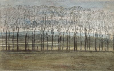 Pohled z Merton College, 28. února 1791 od John Baptist Malchair