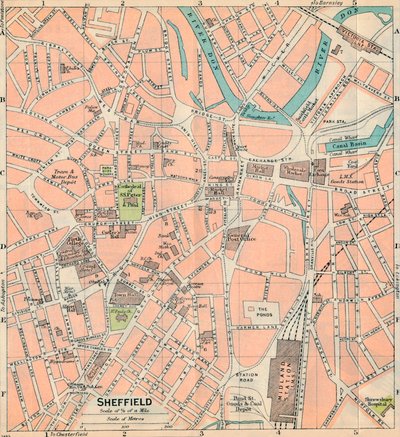 Sheffield, 20. století od John Bartholomew