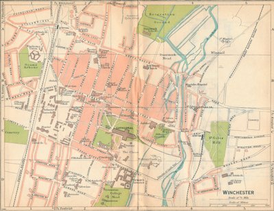 Winchester, c20. století od John Bartholomew