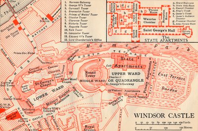 Hrad Windsor, 20. století od John Bartholomew