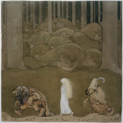 Princezna a trollové od John Bauer