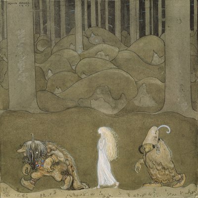 Princezna a trollové od John Bauer