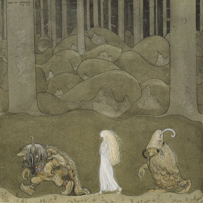 Princezna a trollové od John Bauer