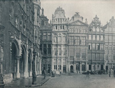 Roh náměstí Grand Place, Brusel, Belgie, c1900 1914-1915 od John Benjamin Stone