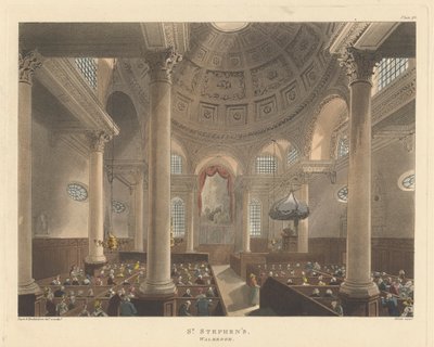 Svatý Stephen, Walbrook od John Bluck