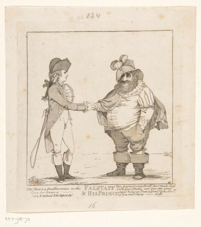 Fox a princ z Walesu, 1783 Falstaff a jeho princ (titul na předmětu) od John Boyne