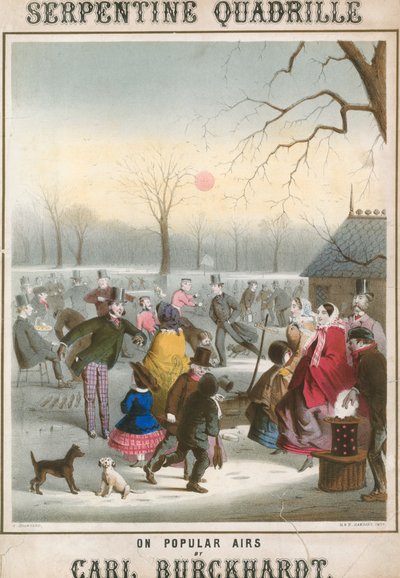 Hudební skóre pro Serpentine Quadrille v populárním vysílání od Carla Burckhardta od John Brandard