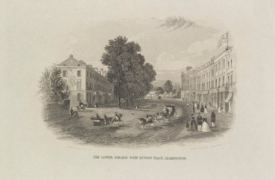 The Lower Parade s Euston Place, Leamington od John Brandard