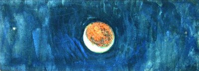 Astronomická studie (akvarel na papíře) od John Brett