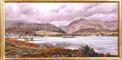 Brodick Pier, 20. srpna 1886 (olej na plátně) od John Brett
