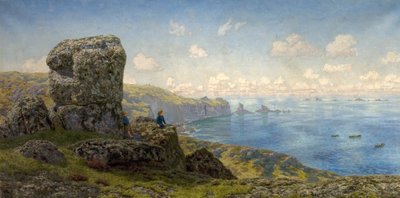 Golden Prospects, St Catherines Well, Lands End, Cornwall, 1881 od John Brett