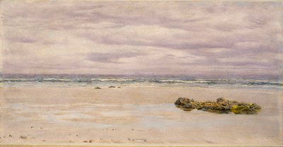 Kennack Sands, Cornwall, při odlivu, 1877 od John Brett