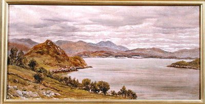 Looking Out of Loch Corrie, 27. srpna 1885 (olej na plátně) od John Brett