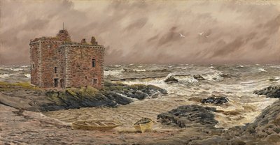 South-East Gale na hradě Portencross, 1886 od John Brett