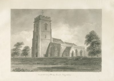 Aldridge Church: sépiová kresba od John Buckler