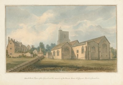 Buckinghamshire - Chenies Church and Remains of the Manor House, 1824 od John Buckler