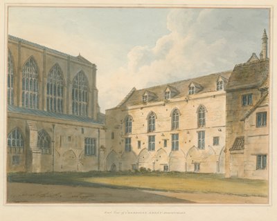 Dorset – opatství Sherborne od John Buckler